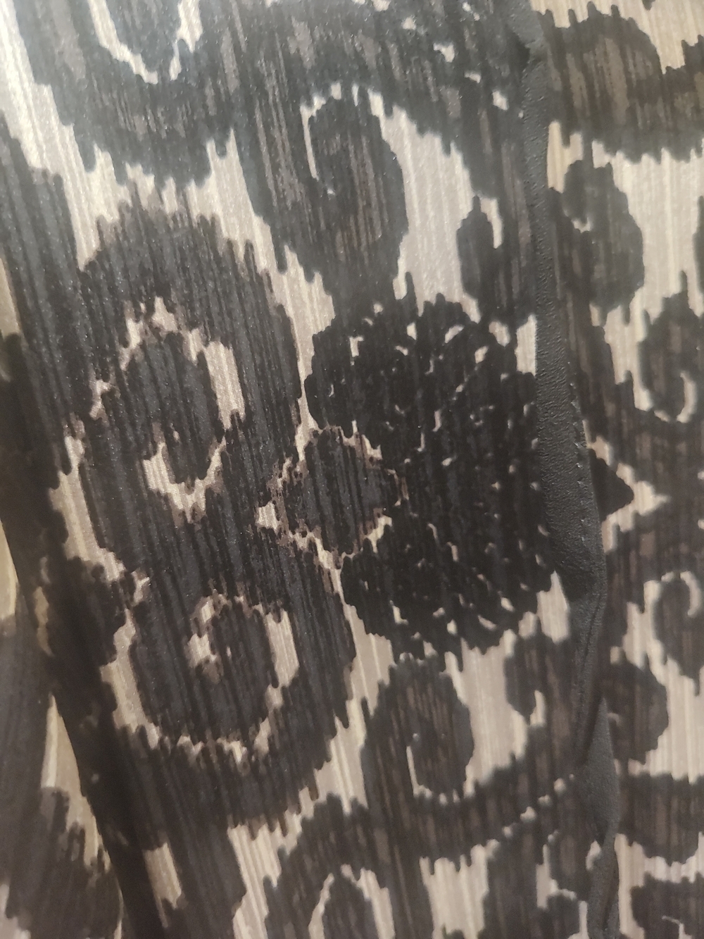 NWT Hale Bob Black & White Patterned Dress Size M - Picture 3 of 4